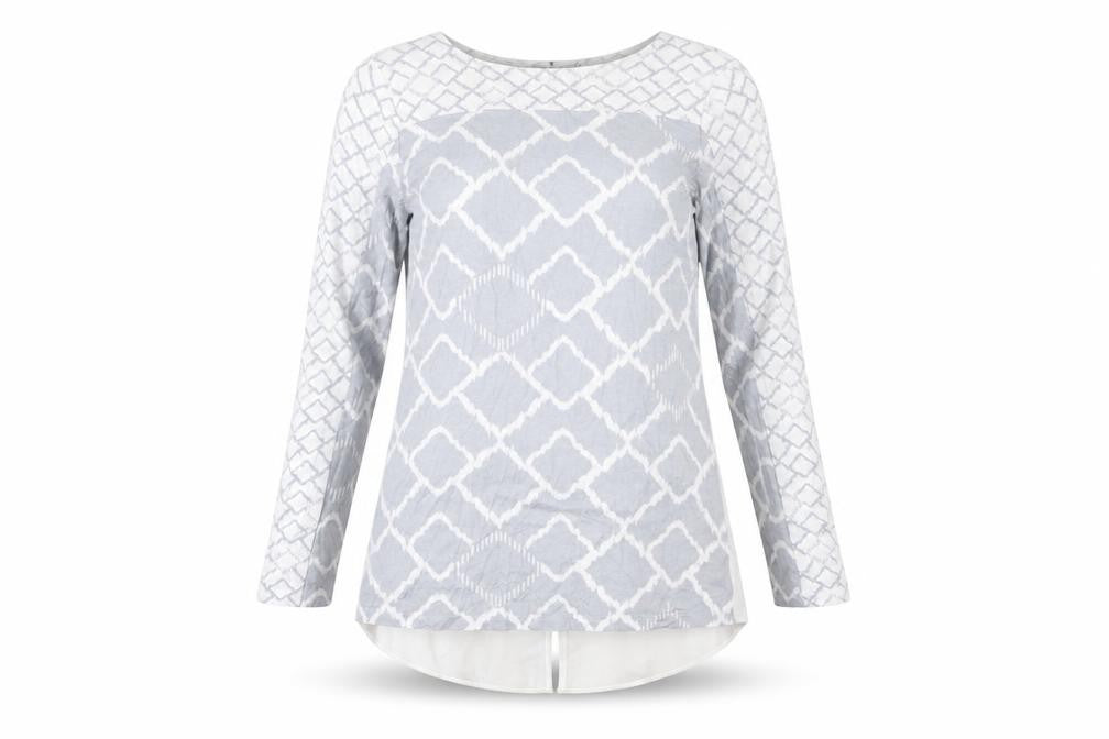 Womens UK Size 8 Per Una Grey Basic Tunic