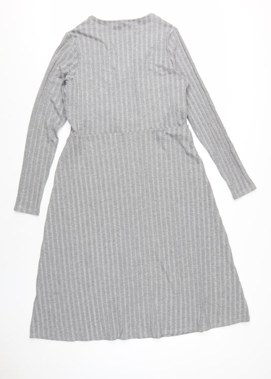 Marks and Spencer Women's Grey A-Line Dress Size 14