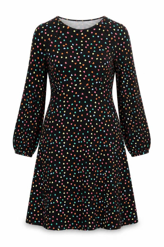 Front view of Roman Women's Multicoloured A-Line Dress, size 10