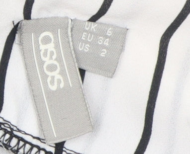 Womens UK Size 6 ASOS Multicoloured Cropped Camisole