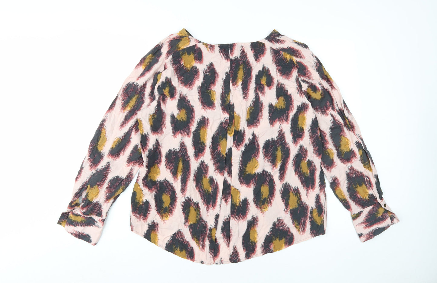Womens UK Size 14 NEXT Multicoloured Basic Blouse