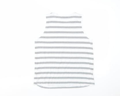 Womens UK Size 10 Marks and Spencer White  Tank