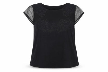 Womens UK Size 16 Dorothy Perkins Black Basic Blouse