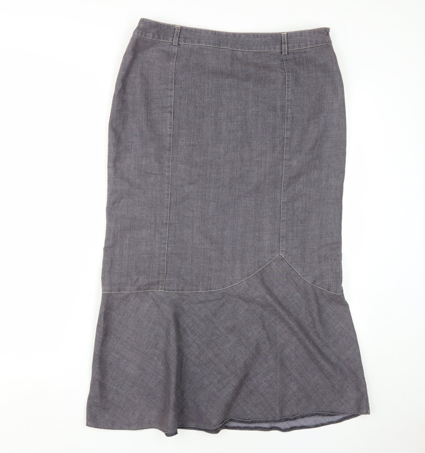 Principles Women's Grey Midi Pencil Skirt Size 14