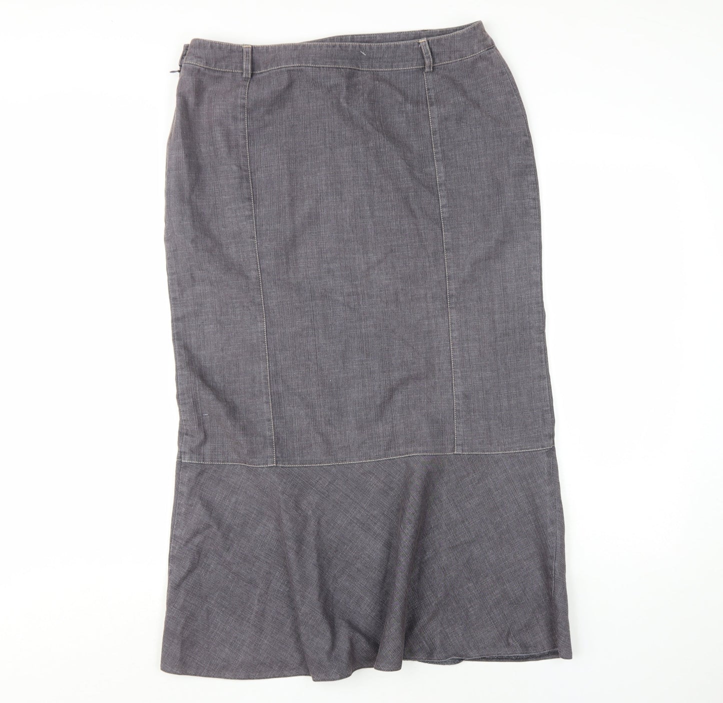 Principles Women's Grey Midi Pencil Skirt Size 14