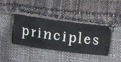 Principles Women's Grey Midi Pencil Skirt Size 14