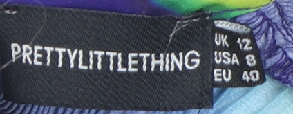 PrettyLittleThing Women's Multicoloured Bodycon Dress Size 12