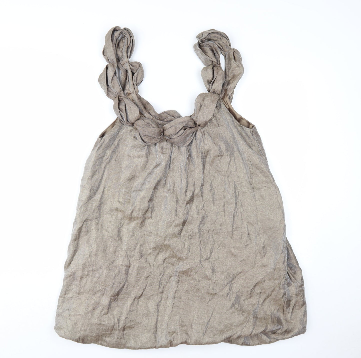 Mina UK Women's Brown Slip Dress One Size