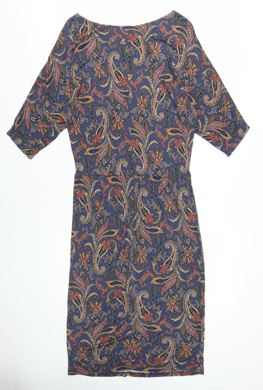 Warehouse Women's Multicoloured Paisley Dress 14