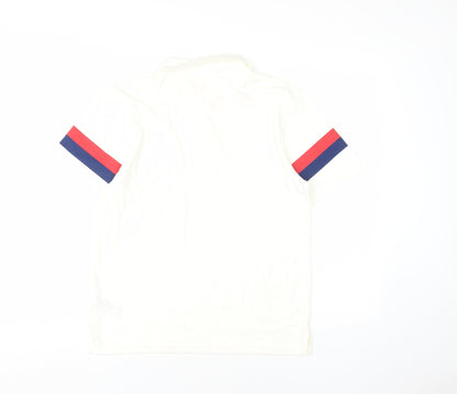 Marks and Spencer Boys Polo Shirt White 12-13 Years