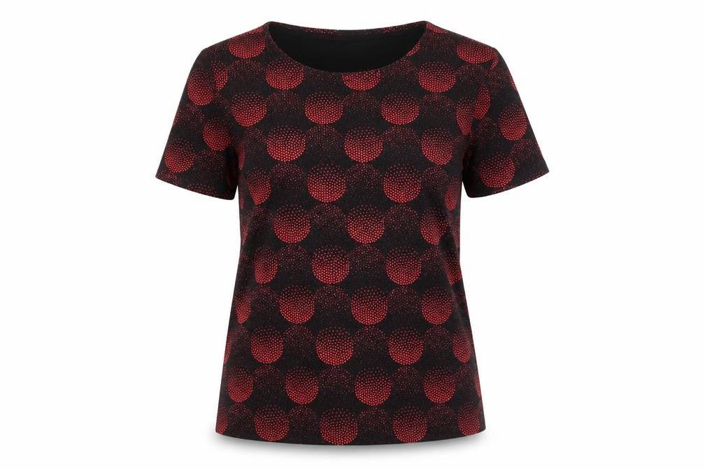 Womens UK Size 14 Julipa Multicoloured Basic T-Shirt