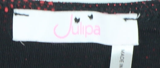 Womens UK Size 14 Julipa Multicoloured Basic T-Shirt