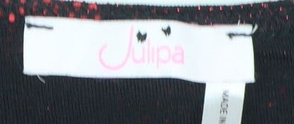 Womens UK Size 14 Julipa Multicoloured Basic T-Shirt