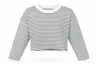 Womens UK Size 8 Boohoo White Pullover Sweatshirt