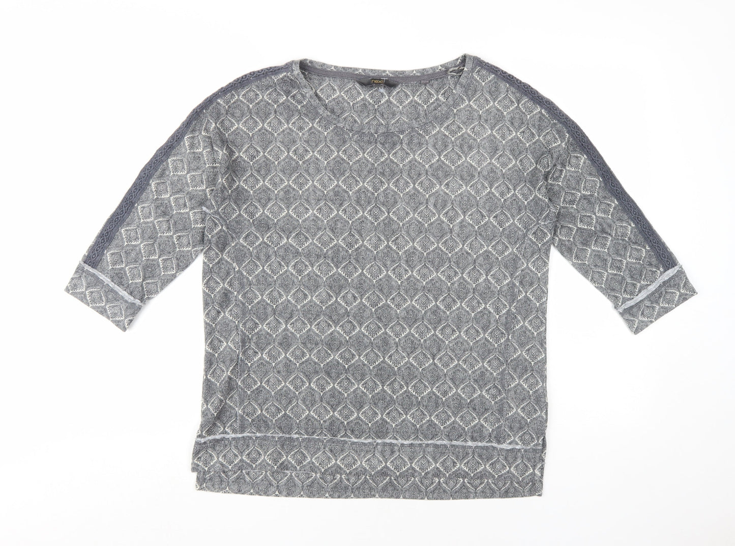 Womens UK Size 12 NEXT Grey Jersey T-Shirt