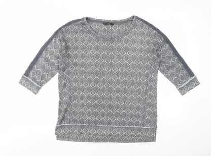 Womens UK Size 12 NEXT Grey Jersey T-Shirt