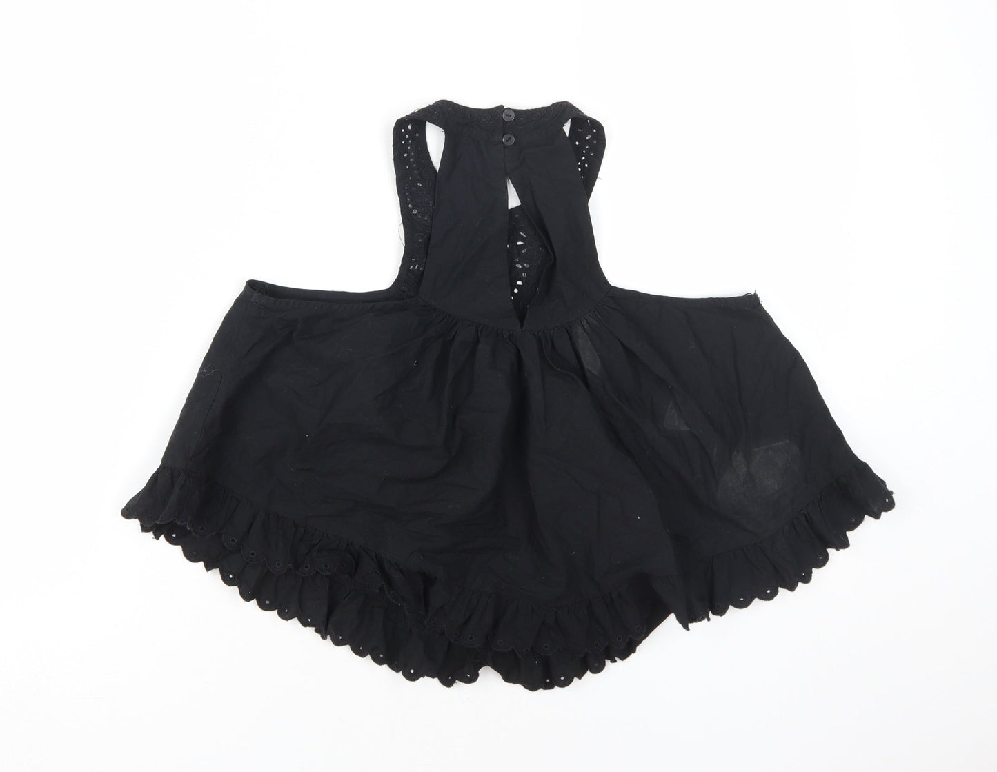 Womens UK Size S Zara Black Camisole Blouse