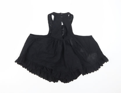 Womens UK Size S Zara Black Camisole Blouse