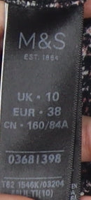Womens UK Size 10 Marks and Spencer Multicoloured Camisole Blouse
