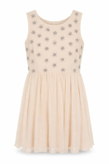 New Look Women's Beige A-Line Dress Size 12