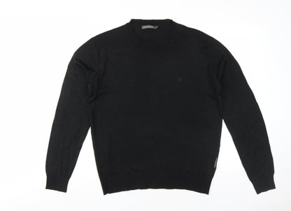 French Connection Men's Black Pullover Jumper M