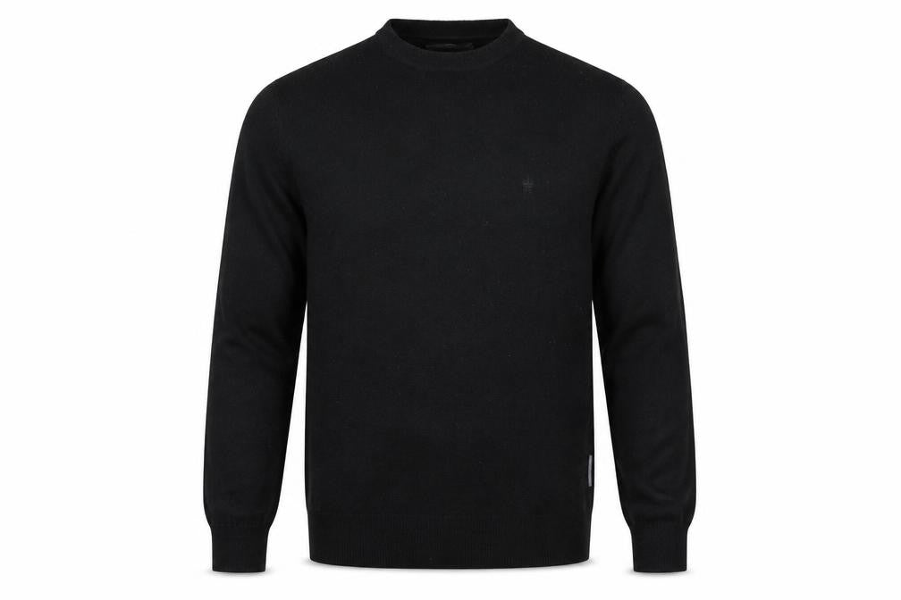 Mens UK Size M French Connection Black Pullover Jumper