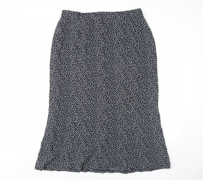 Frankenwälder Women's Black Polka Dot Pencil Skirt Size 14