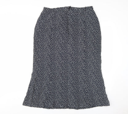 Frankenwälder Women's Black Polka Dot Pencil Skirt Size 14