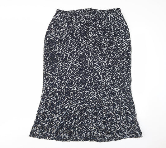 Frankenwälder Women's Black Polka Dot Pencil Skirt Size 14