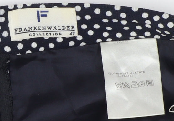 Frankenwälder Women's Black Polka Dot Pencil Skirt Size 14