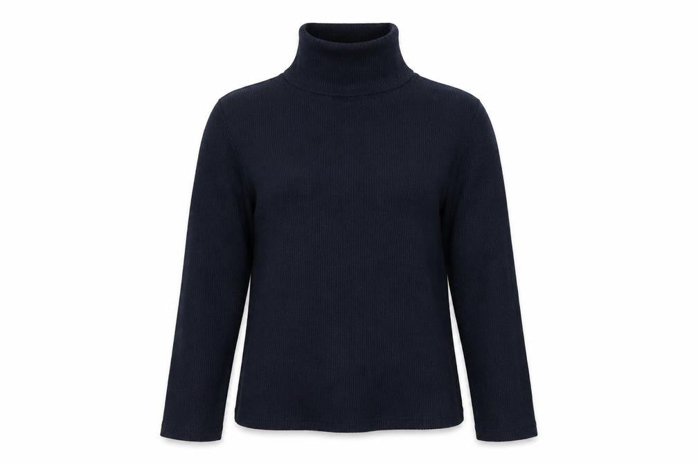 Womens UK Size S ISLE Essentials Blue Pullover Jumper