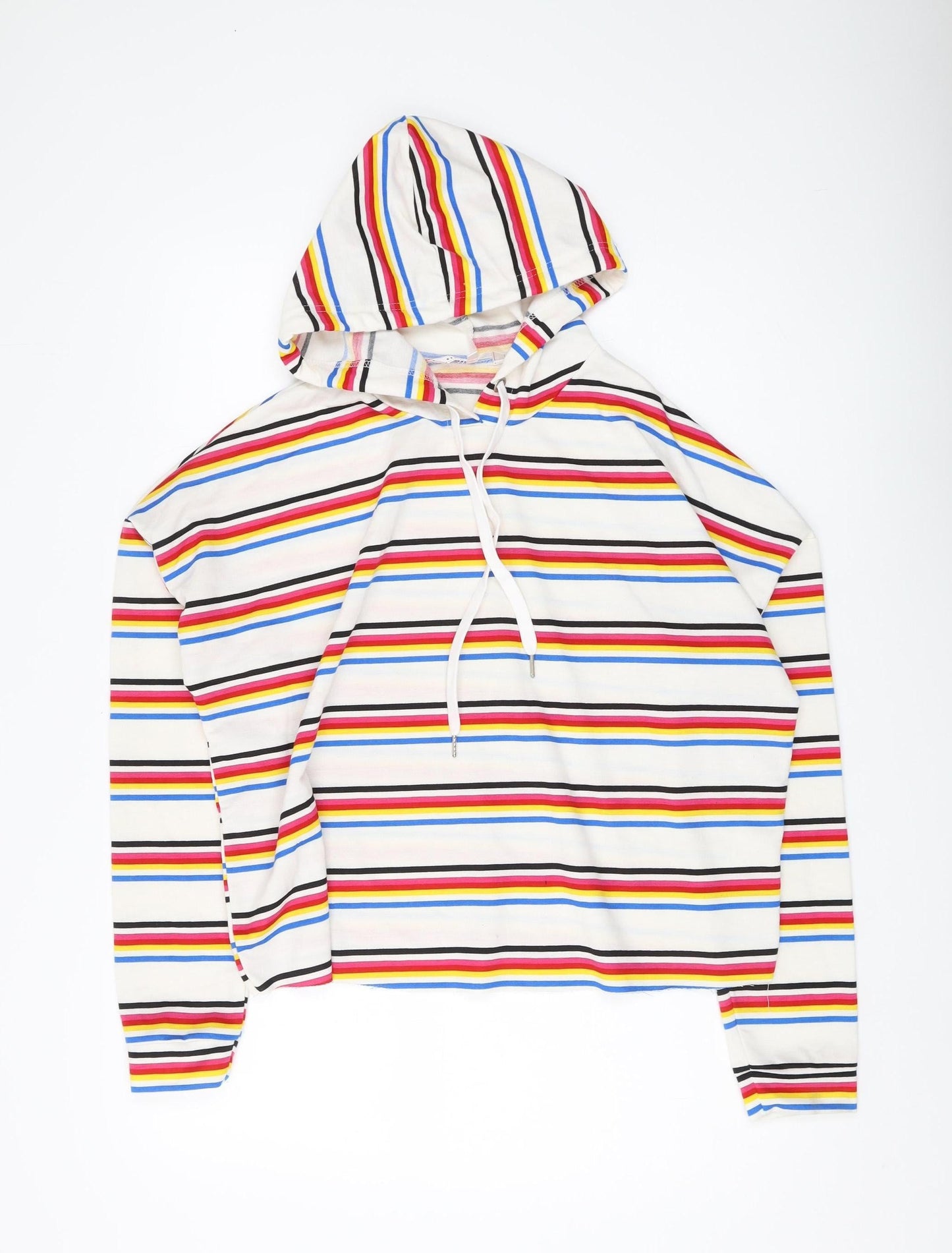 Stella Viva Women's Multicolour Striped Hoodie L