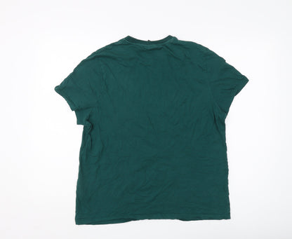 Mens UK Size S Disney Green  T-Shirt