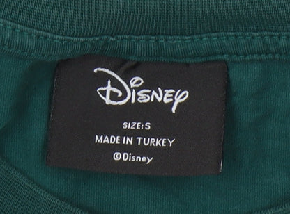 Mens UK Size S Disney Green  T-Shirt