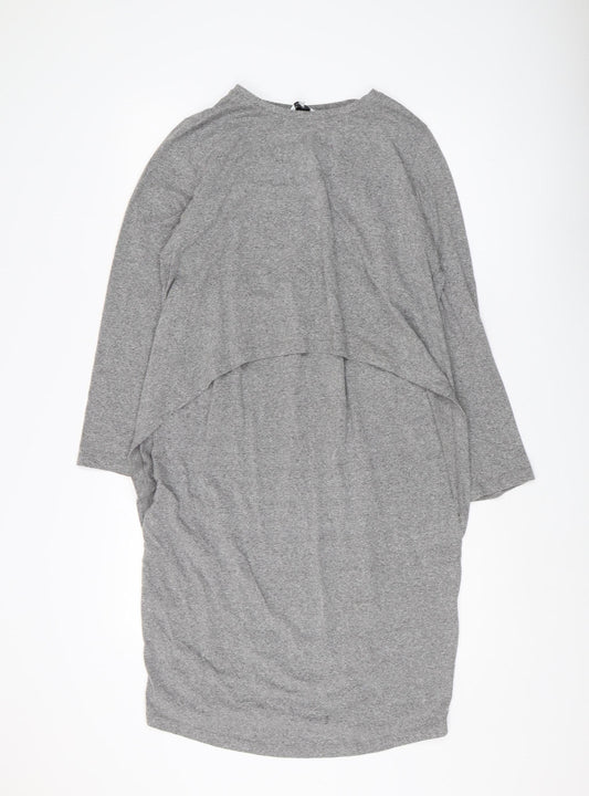 Blooming Marvellous Women's Grey Crew Neck Dress 14