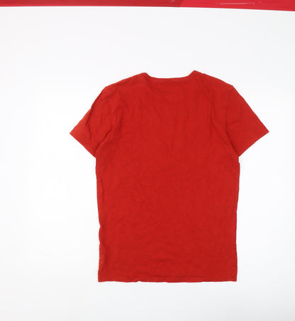 Mens UK Size S American Eagle Red  T-Shirt