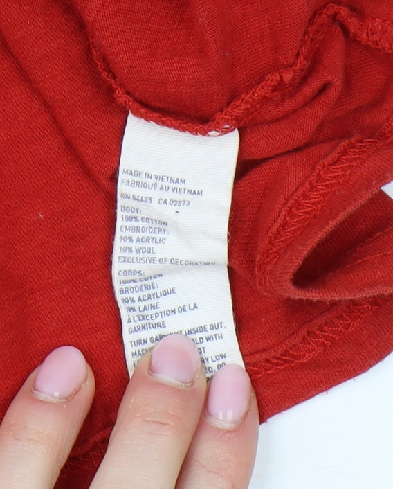 Mens UK Size S American Eagle Red  T-Shirt