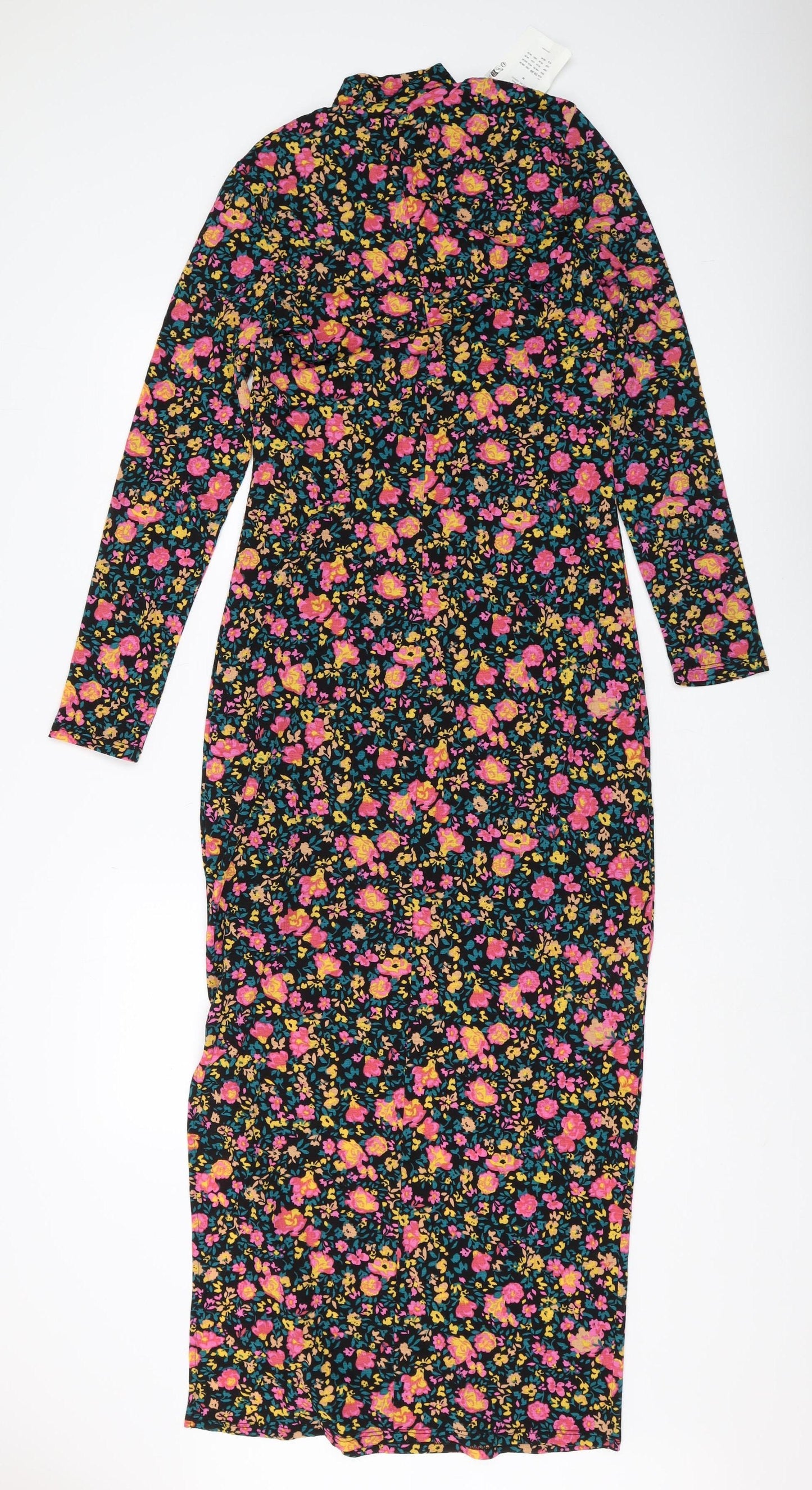 ONLY Women's Multicoloured Floral Midi Dress M