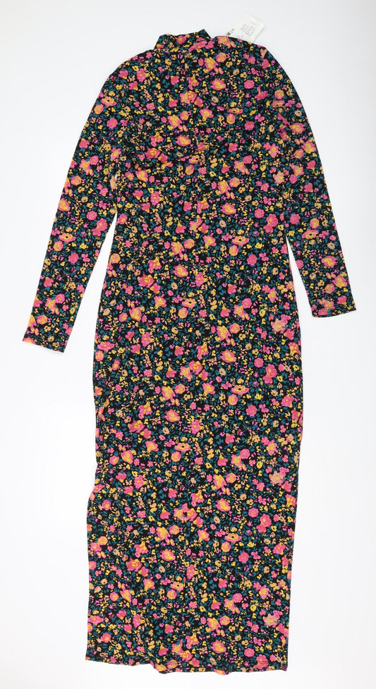 ONLY Women's Multicoloured Floral Midi Dress M