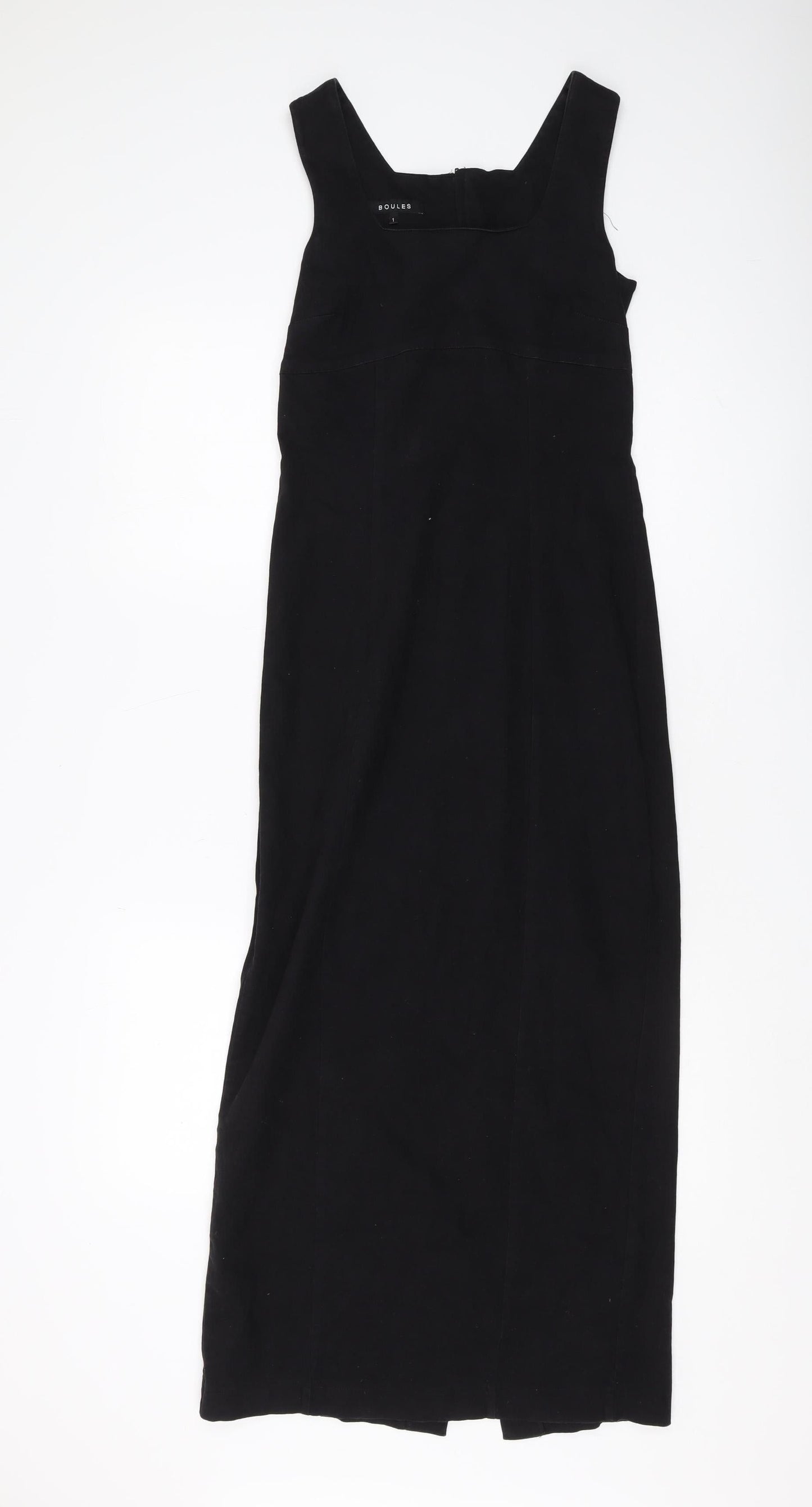 Boules Women's Black Midi Sheath Dress - Size 8