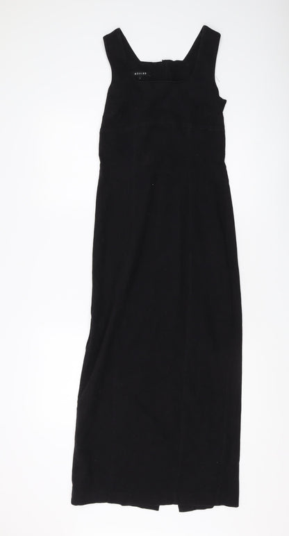 Boules Women's Black Midi Sheath Dress - Size 8