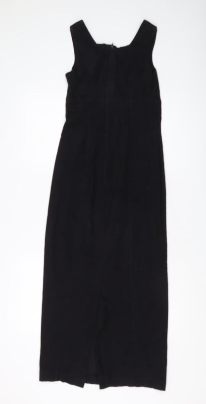 Boules Women's Black Midi Sheath Dress - Size 8