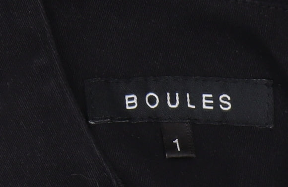 Boules Women's Black Midi Sheath Dress - Size 8