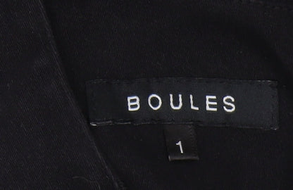 Boules Women's Black Midi Sheath Dress - Size 8