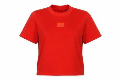 Adidas Women's Red Basic T-Shirt, Size 10