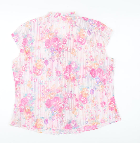 Bella Moda Women’s Multicoloured Floral Blouse UK 16