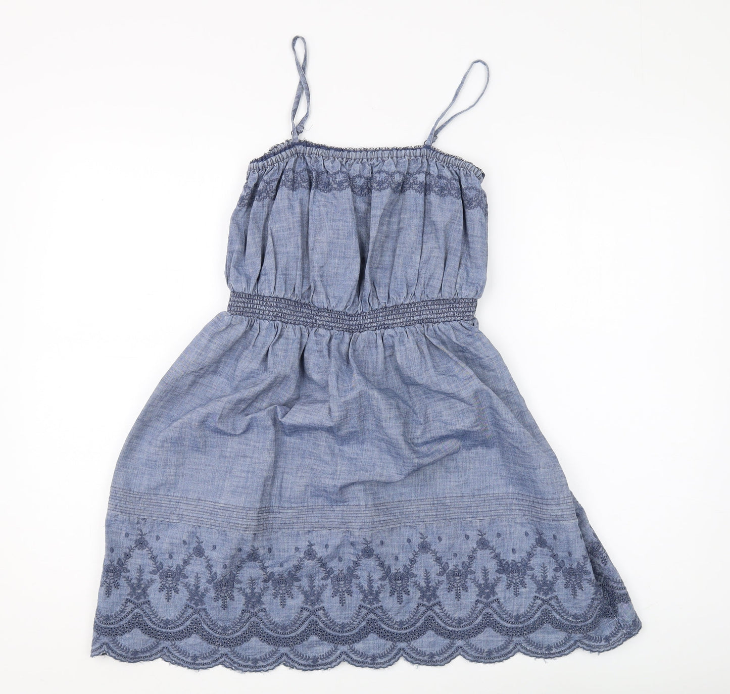 GapKids Girls Blue Cotton Lace Dress M