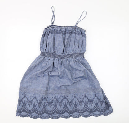 GapKids Girls Blue Cotton Lace Dress M