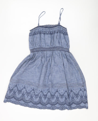 GapKids Girls Blue Cotton Lace Dress M