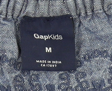 GapKids Girls Blue Cotton Lace Dress M